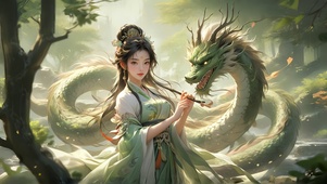青龙格之古风美女
