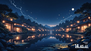 古镇夜景