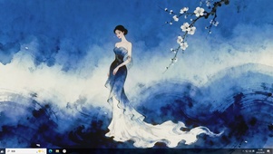 梅枝寄青-桌面主题