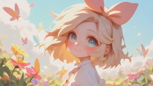 可爱甜美少女