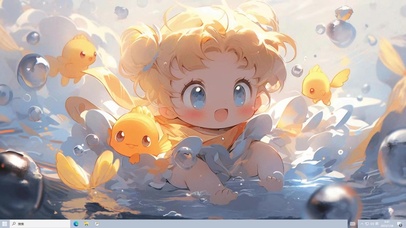 美少女和小精灵