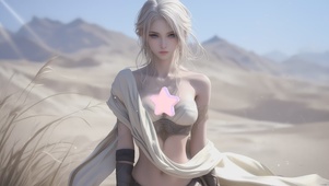 唯美沙漠女孩