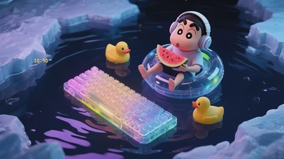 夏日清凉键盘小新