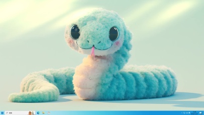 毛绒小青蛇，可爱每一天