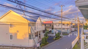 唯美治愈城市街道风景