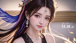 精致美女