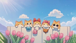 五只小猫咪