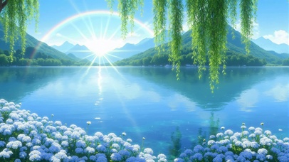晴湖虹柳
