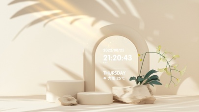 4K 清新立体简约桌面