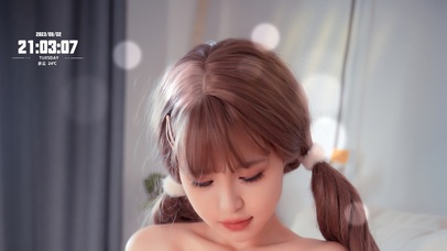 4K性感清纯双马尾美女