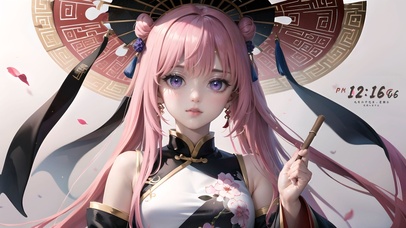 唯美清纯古风美女