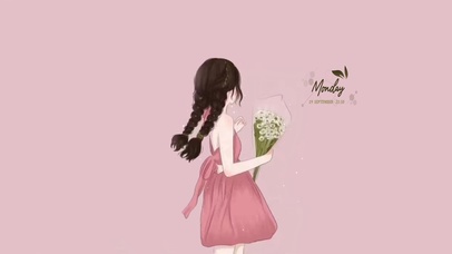 怀抱鲜花 满怀憧憬