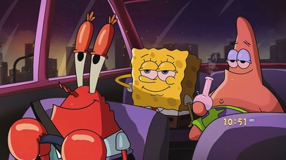 4k休闲舒适海绵宝宝派大星