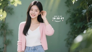 甜美清纯温婉型少女