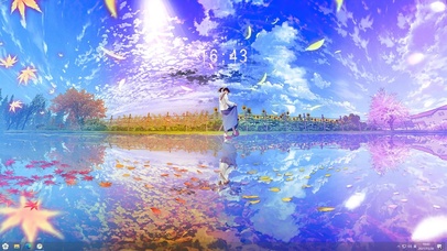 治愈四季轮回主题