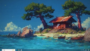 松间听海-桌面主题