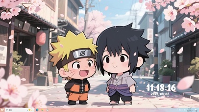 可爱鸣人和呆萌佐助