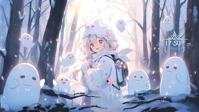 治愈森林小女孩