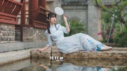 4K古风旗袍美女