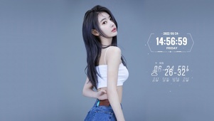 唯美清纯苗条美女
