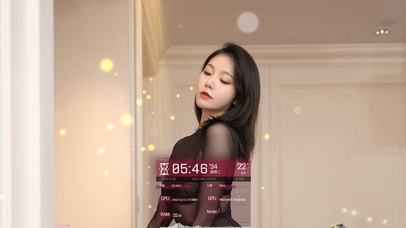 4K黑裙性感美女