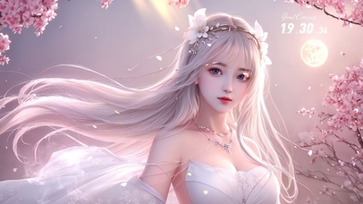 粉色浪漫樱花美女