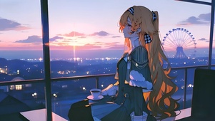 十四行诗-夕阳少女