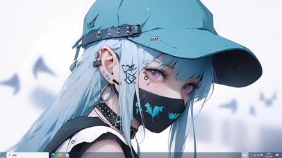 鸭舌帽女孩