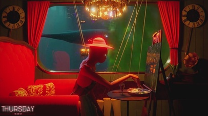 0648-画画的提线木偶