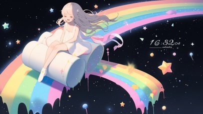 乘着彩虹遨游星际