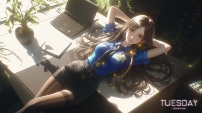 她的微笑如春风拂面