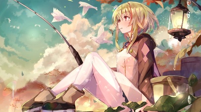 枫树鱼塘美少女