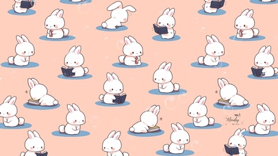 兔子爱读书（女版）