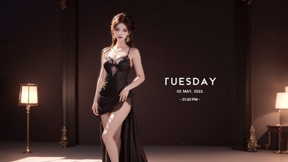 纯欲系长发姐姐