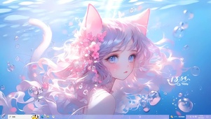海洋可爱女孩