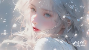 银发少女