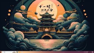 国风祥云阁楼