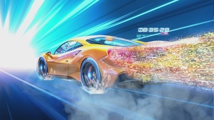 赛博飞逝的时光隧道