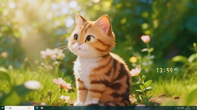 橘猫与春日