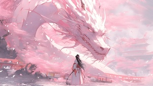 樱花龙与少女