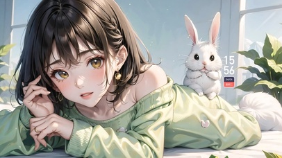 4k可爱清纯女孩