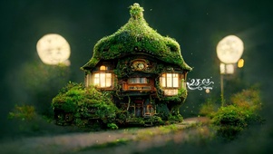 治愈唯美霍比特小屋