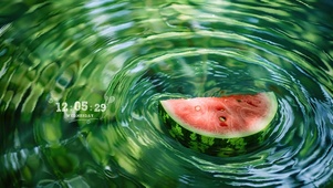 水中西瓜