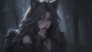 【4K】暗黑猫耳女郎