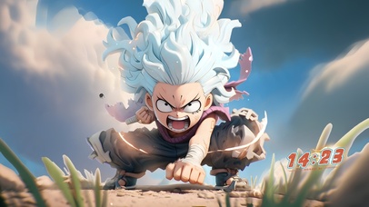 战斗姿态的五档路飞