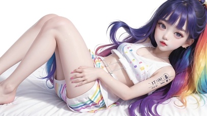 4k可爱夏日女孩