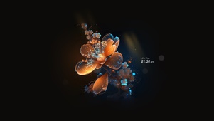 水晶治愈花朵