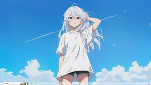 白发女孩