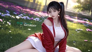 治愈阳光运动少女