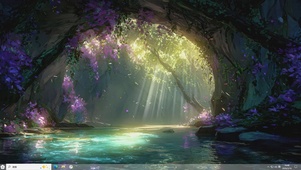 紫雾流萤-桌面主题